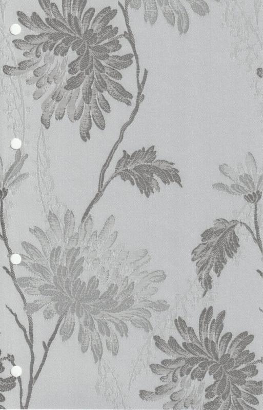 Рулонные шторы для проёма Сиена, бело-серый