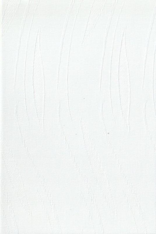 Тканевые вертикальные жалюзи Флора, белый 4001